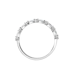 Bague Argent Blanc Coby Oxydes De Zirconium-Histoire d'Or Sale