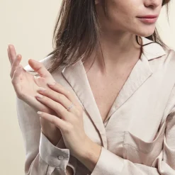 Bague Argent Blanc Coby Oxydes De Zirconium-Histoire d'Or Sale