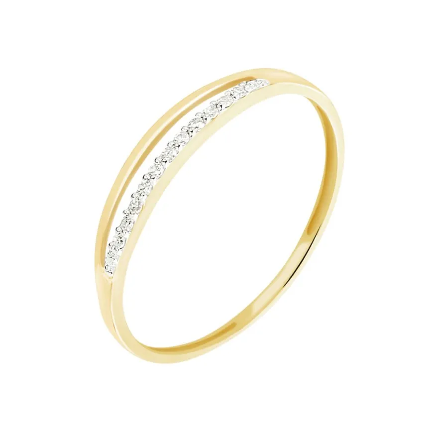 Bague Arslane Or Jaune Diamant-Histoire d'Or Online