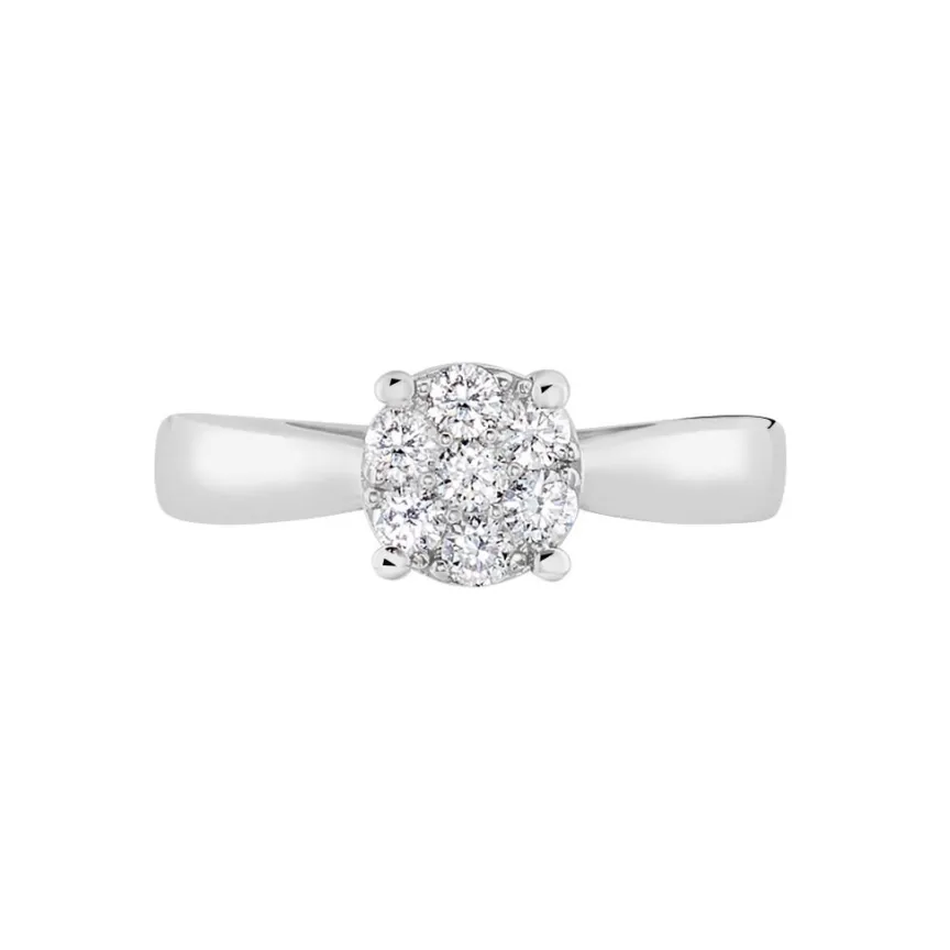 Bague Artemis Ld Platine Blanc Diamant Synthétique-Histoire d'Or Outlet