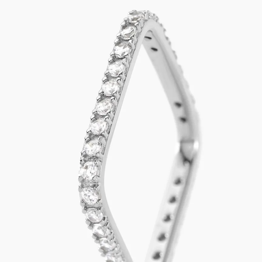 Bague Aselya De Zirconium-Histoire d'Or New