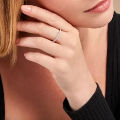 Bague Aselya De Zirconium-Histoire d'Or New