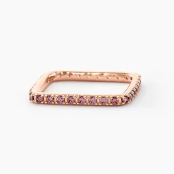 Histoire d'Or Bague Aselya Argent Rose Oxyde De Zirconium