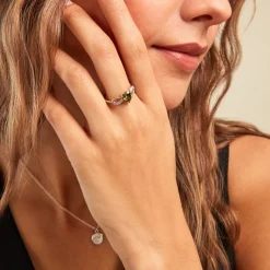 Histoire d'Or Bague Atieno Argent Blanc Oxyde De Zirconium