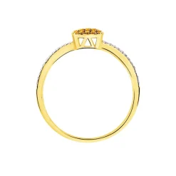 Bague Aude Or Jaune Saphir Et Diamant-Histoire d'Or Hot