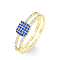Bague Aude Or Jaune Saphir Et Diamant-Histoire d'Or Clearance