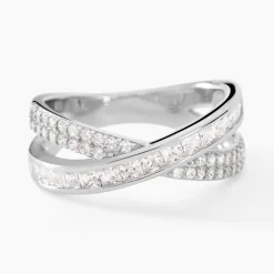 Bague Audon Argent Blanc Oxyde De Zirconium-Histoire d'Or Outlet