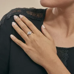 Bague Barbara Or Blanc Diamant-Histoire d'Or Hot