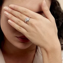 Bague Barbara Or Blanc Diamant-Histoire d'Or