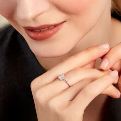 Bague Baroque Party Argent Blanc Oxyde De Zirconium-Histoire d'Or Best