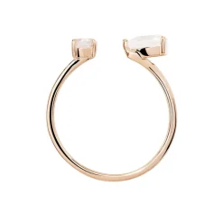 Bague Belen Or Rose Topaze Et Quartz-Histoire d'Or Clearance