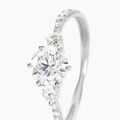 Bague Berata Or Blanc Oxyde De Zirconium-Histoire d'Or New