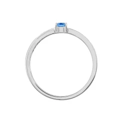 Bague Bertheline Argent Blanc Oxyde De Zirconium-Histoire d'Or Discount