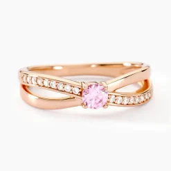 Bague Bertheline Argent Rose Oxyde De Zirconium-Histoire d'Or Outlet
