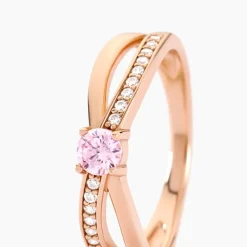 Bague Bertheline Argent Rose Oxyde De Zirconium-Histoire d'Or Outlet