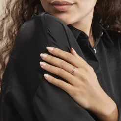 Bague Bertheline Argent Rose Oxyde De Zirconium-Histoire d'Or Outlet