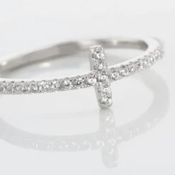 Bague Biche Argent Blanc Oxyde De Zirconium-Histoire d'Or Discount