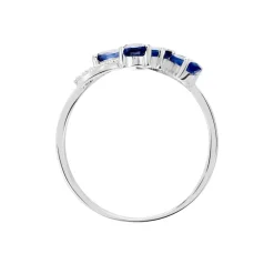 Bague Bouquet Or Blanc Saphir Et Diamant-Histoire d'Or Best