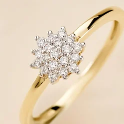 Bague Caliopee Or Jaune Diamant-Histoire d'Or New