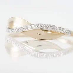 Bague Camelia Or Jaune Diamant-Histoire d'Or Clearance