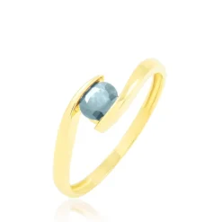 Bague Camilia Or Jaune Aigue Marine-Histoire d'Or Online