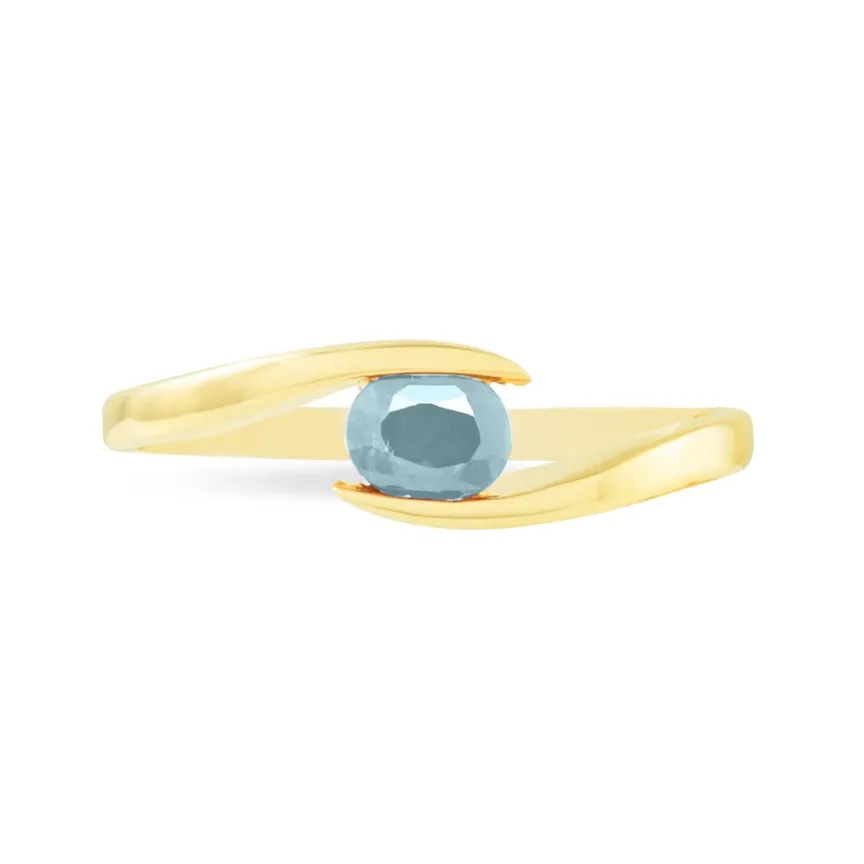 Bague Camilia Or Jaune Aigue Marine-Histoire d'Or Online