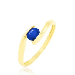 Bague Camilia Or Jaune Saphir-Histoire d'Or New