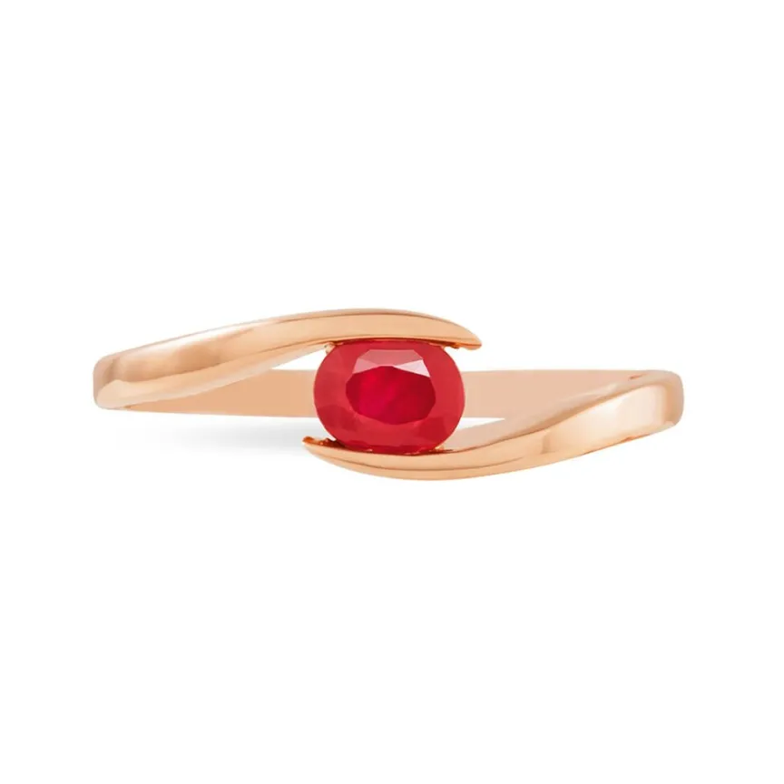 Bague Camilia Or Rose Rubis-Histoire d'Or Clearance