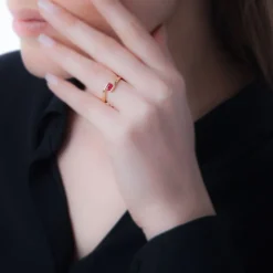 Bague Camilia Or Rose Rubis-Histoire d'Or Clearance