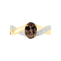 Bague Candice Or Jaune Quartz-Histoire d'Or
