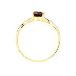Bague Candice Or Jaune Quartz-Histoire d'Or