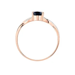 Bague Candice Or Rose Saphir-Histoire d'Or Online