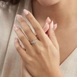 Bague Carey Or Blanc Diamant-Histoire d'Or New