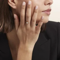 Histoire d'Or Bague Carrol Or Jaune Topaze Oxyde De Zirconium