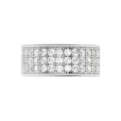 Bague Cecelia Argent Blanc Oxyde De Zirconium-Histoire d'Or New