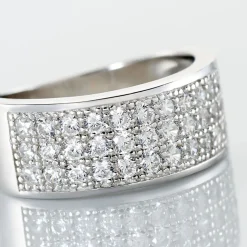 Bague Cecelia Argent Blanc Oxyde De Zirconium-Histoire d'Or New