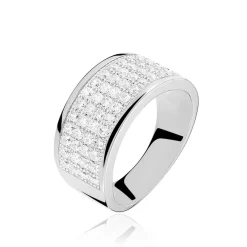 Bague Cecelia Argent Blanc Oxyde De Zirconium-Histoire d'Or Best