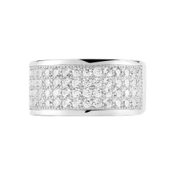 Bague Cecelia Argent Blanc Oxyde De Zirconium-Histoire d'Or Best