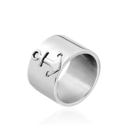 Bague Cedric Acier Blanc-Histoire d'Or Clearance