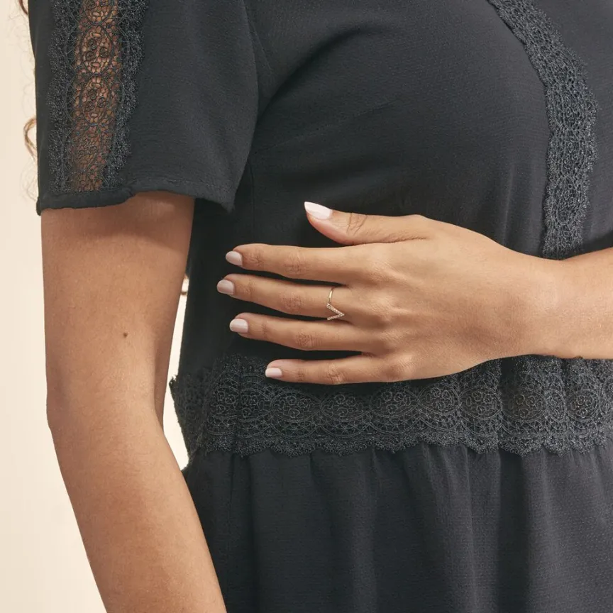 Bague Celene Or Jaune Oxyde De Zirconium-Histoire d'Or New