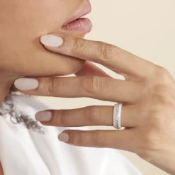 Bague Ceramik Design Ceramique Strass Et Céramique-Histoire d'Or Sale