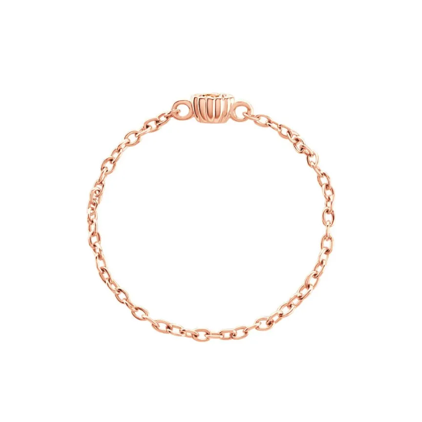 Bague Chaine Rio Selaron Argent Rose Oxyde De Zirconium-Histoire d'Or