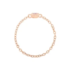 Bague Chaine Rio Selaron Argent Rose Oxyde De Zirconium-Histoire d'Or Online