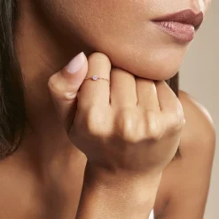 Bague Chaine Rio Selaron Argent Rose Oxyde De Zirconium-Histoire d'Or Online