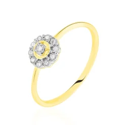 Bague Charletta Or Jaune Diamant-Histoire d'Or Discount