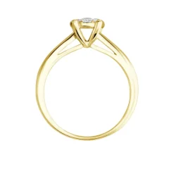 Bague Charlène Or Jaune Diamant Synthetique-Histoire d'Or Hot