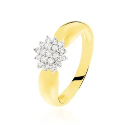 Bague Chou Or Jaune Diamant-Histoire d'Or Hot