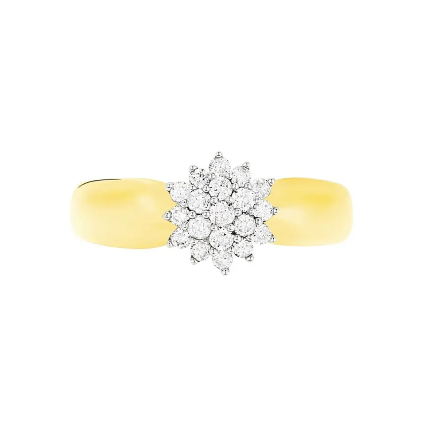 Bague Chou Or Jaune Diamant-Histoire d'Or Hot