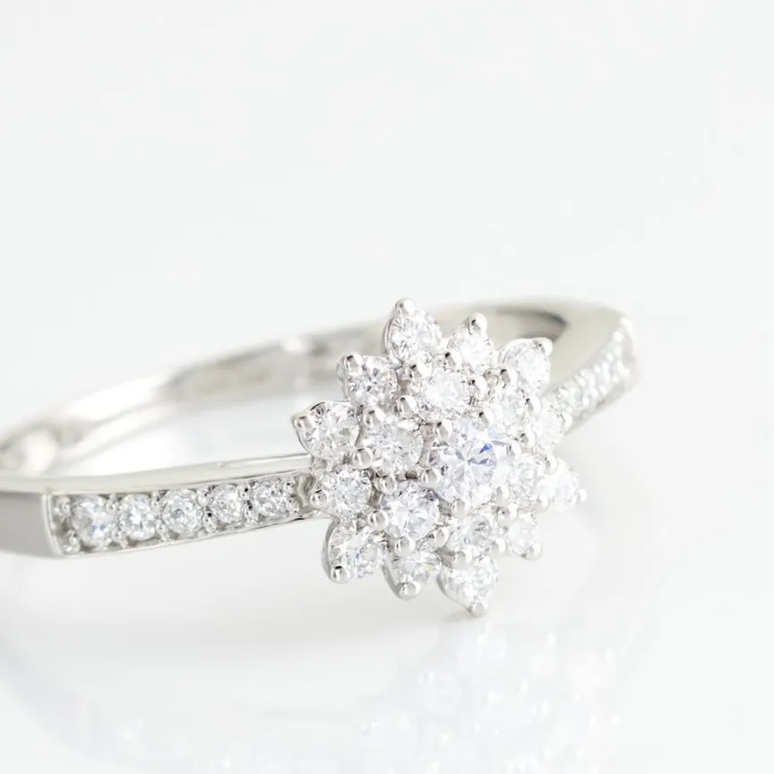 Bague Chouchou Platine Blanc Diamant-Histoire d'Or Sale