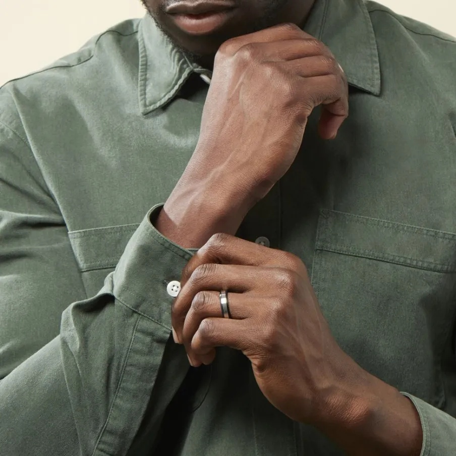 JOURDAN Bague Christell Acier Blanc